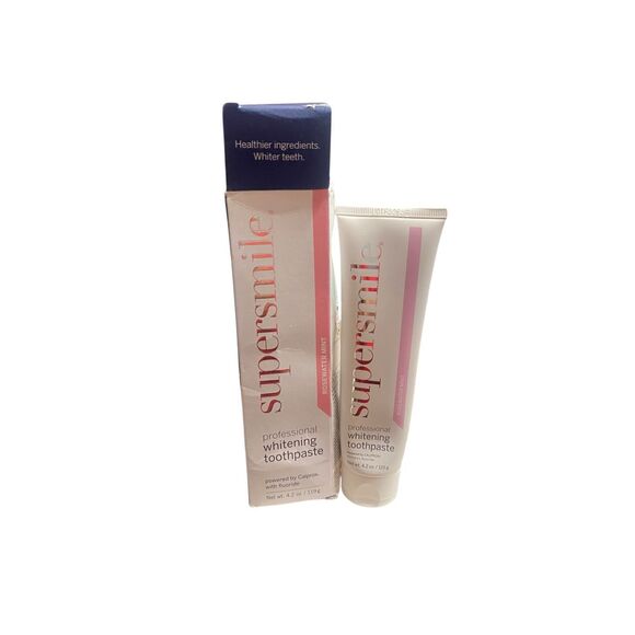 Supersmile Professional Whitening Toothpaste Rosewater Mint 4.2 oz Fluoride Form - Picture 1 of 1